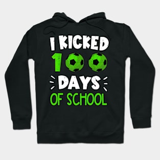 I Tackled 100 Days of School Football 100th Day Teacher Hoodie